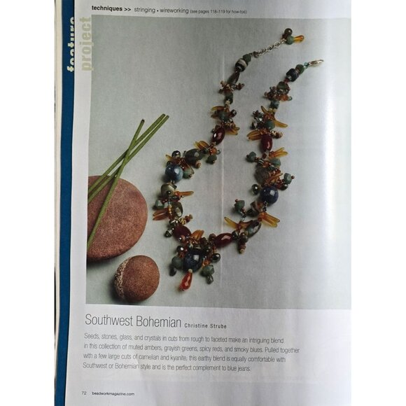 Beadwork Magazine June July 2007 Seeds And Chains A Steely Zen Necklace - Picture 14 of 16